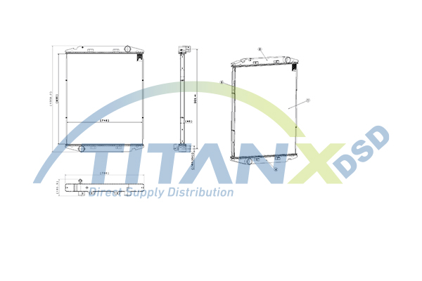 Radiateur Titanx RX159028