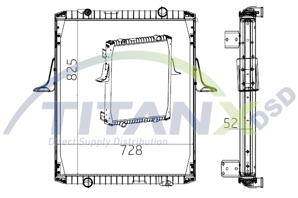 Radiateur Titanx RX169003