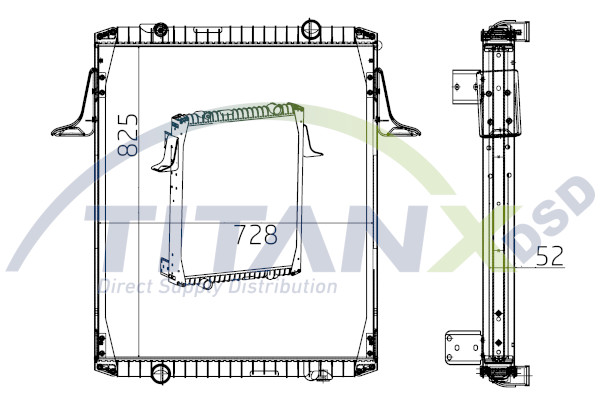 Radiateur Titanx RX169006