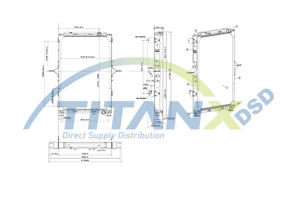 Radiateur Titanx RX169008