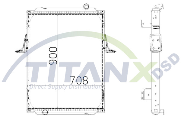 Radiateur Titanx RX169015