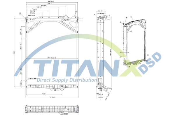 Radiateur Titanx RX609012