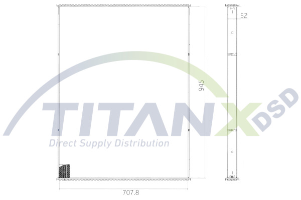 Koelblok radiateur Titanx WX139001
