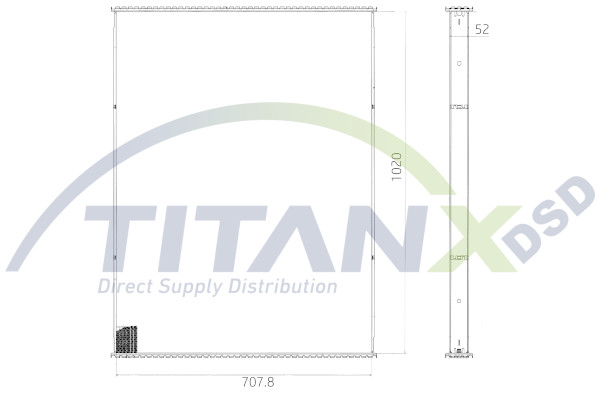 Koelblok radiateur Titanx WX169003