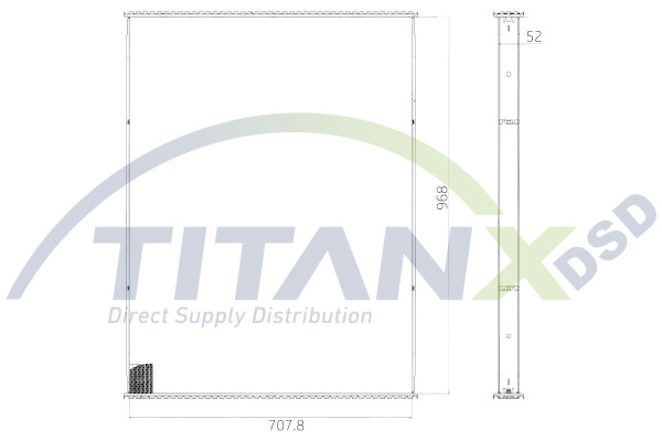 Koelblok radiateur Titanx WX169004