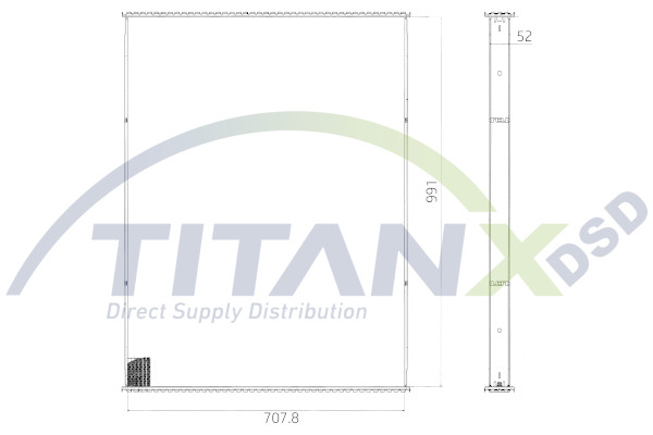 Koelblok radiateur Titanx WX169005