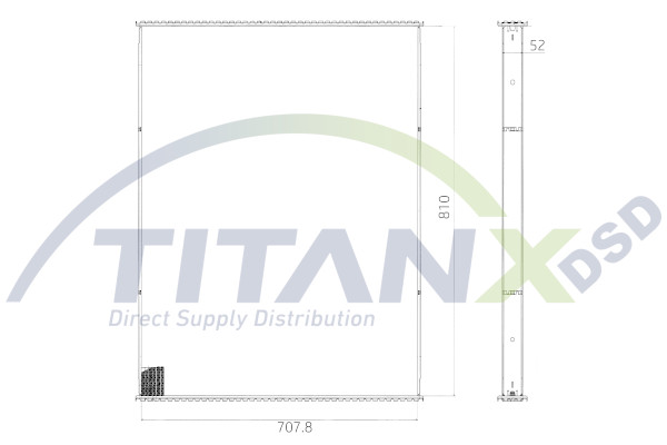 Koelblok radiateur Titanx WX169007