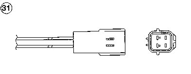 Lambda-sonde NTK 0019