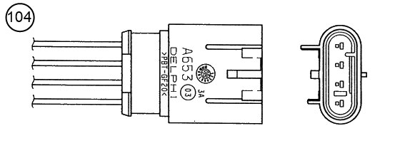 Lambda-sonde NTK 95607