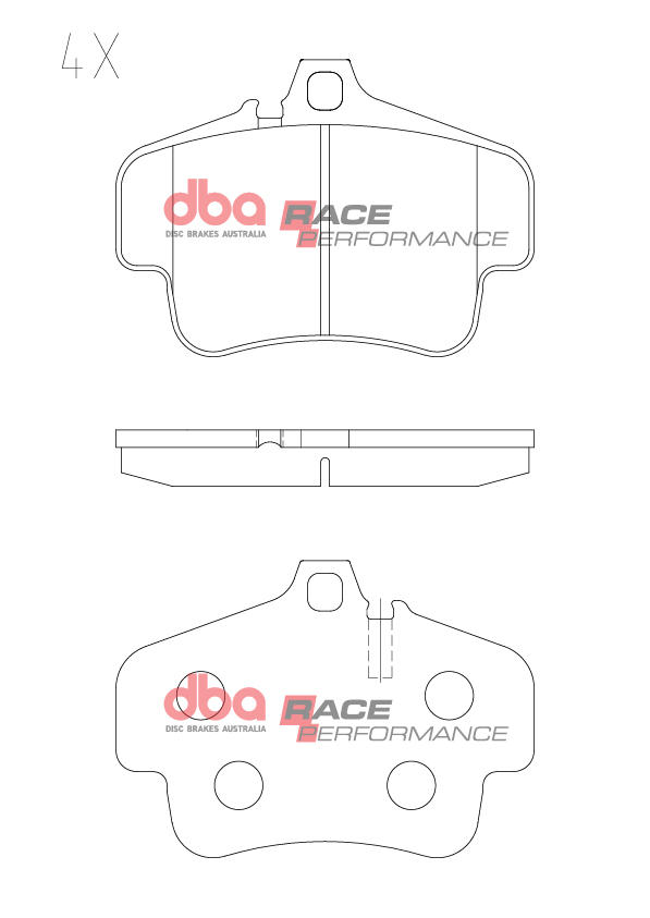 Remblokkenset, schijfrem Dba Australia DB1401RP