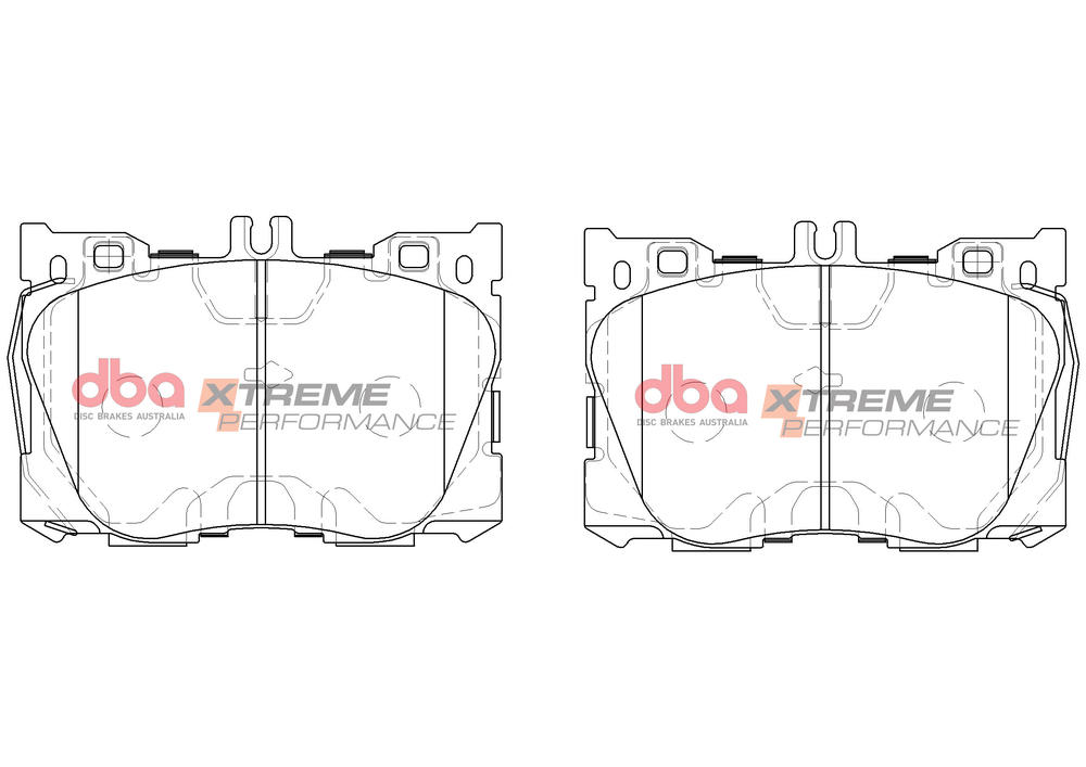 Remblokkenset, schijfrem Dba Australia DB15062XP