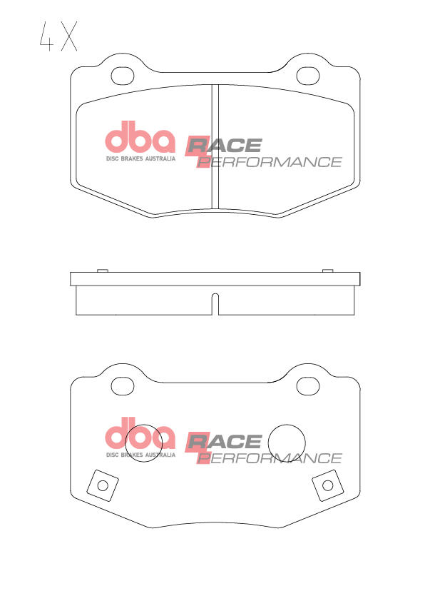 Remblokkenset, schijfrem Dba Australia DB15144RP