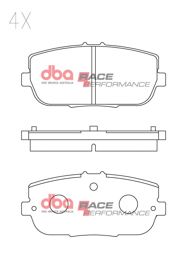 Remblokkenset, schijfrem Dba Australia DB2064RP