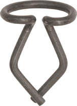 Bevestigingsclip voor sier- en beschermingslijst Restagraf 157