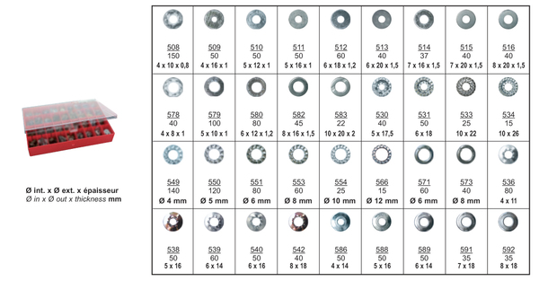 Afstandsschijf Restagraf 25