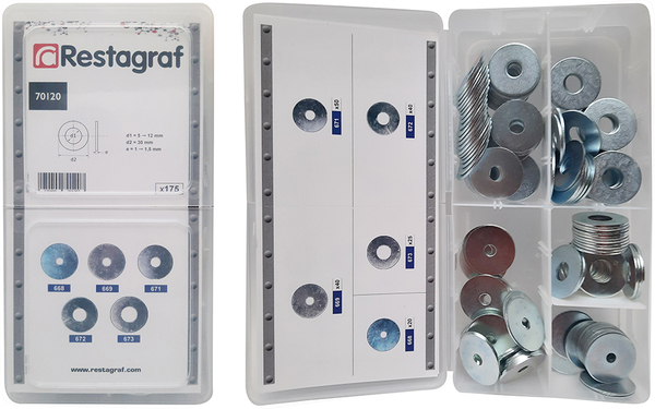 Afstandsschijf Restagraf 70120