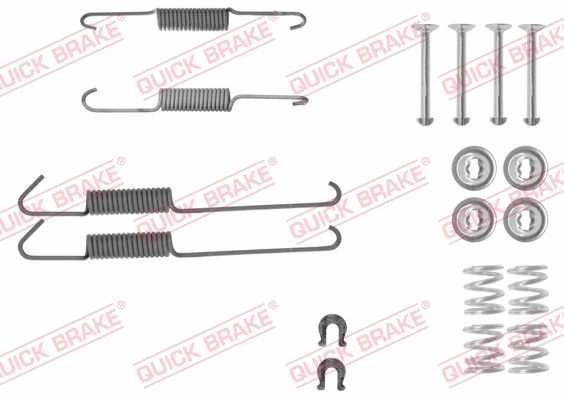 Rem montageset Quick Brake 105-0002