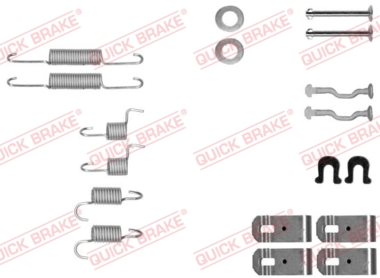 Rem montageset Quick Brake 105-0028