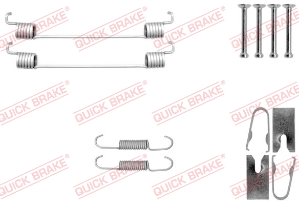 Rem montageset Quick Brake 105-0040