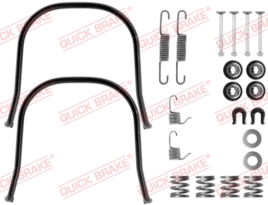 Rem montageset Quick Brake 105-0633