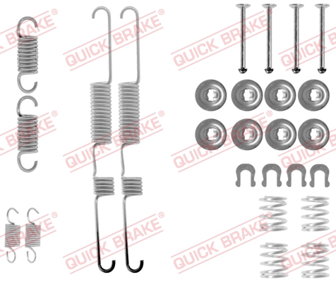 Rem montageset Quick Brake 105-0643