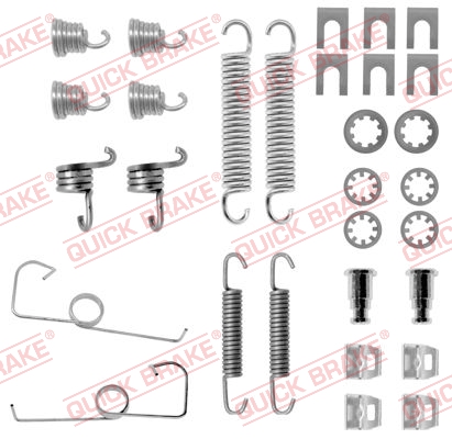 Rem montageset Quick Brake 105-0644