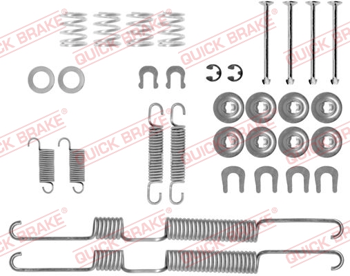 Rem montageset Quick Brake 105-0698