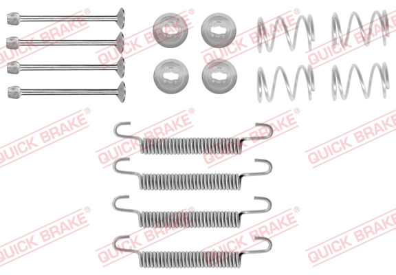 Rem montageset Quick Brake 105-0711