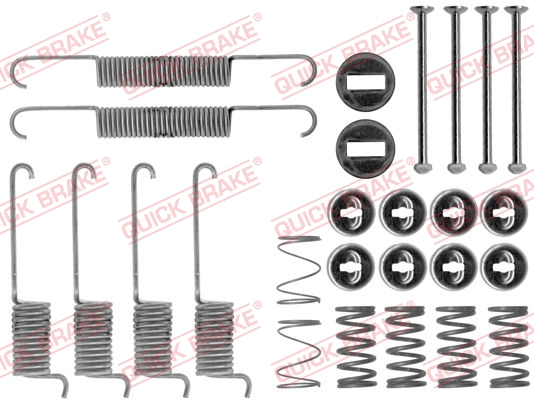 Rem montageset Quick Brake 105-0715