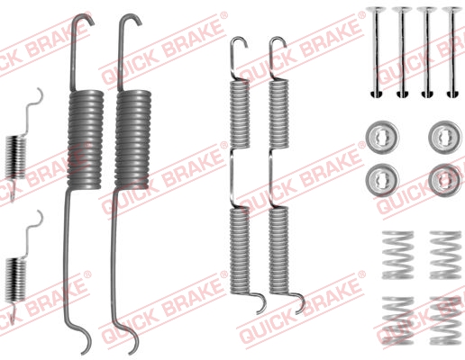 Rem montageset Quick Brake 105-0727