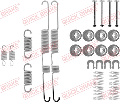 Rem montageset Quick Brake 105-0733