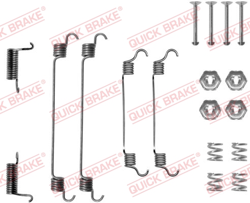 Rem montageset Quick Brake 105-0737