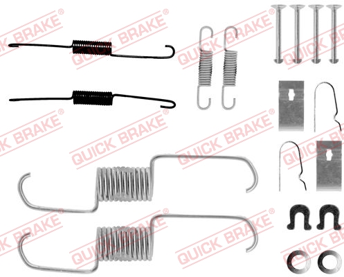 Rem montageset Quick Brake 105-0743