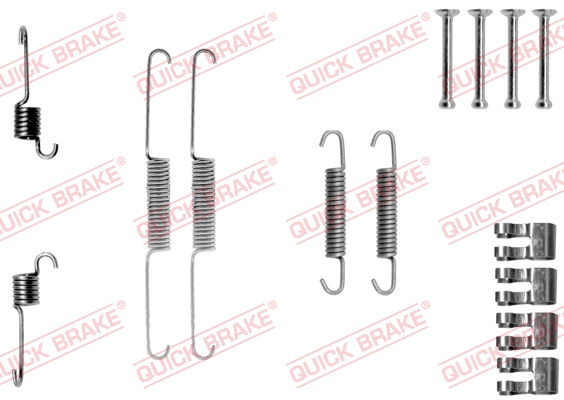 Rem montageset Quick Brake 105-0763