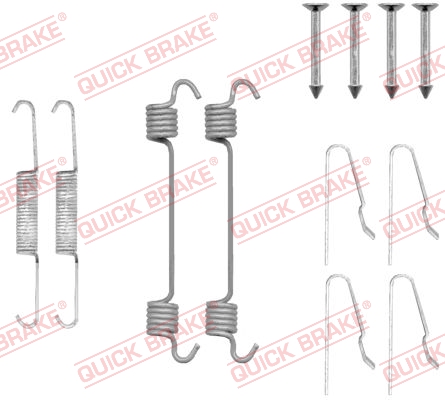 Rem montageset Quick Brake 105-0808