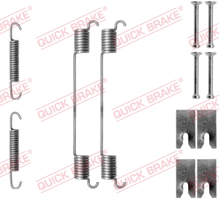 Rem montageset Quick Brake 105-0814