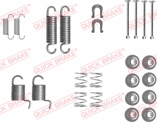 Rem montageset Quick Brake 105-0834