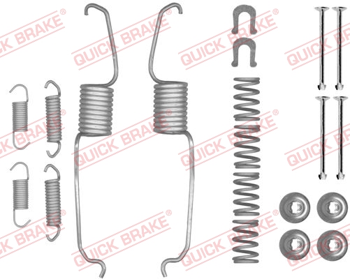 Rem montageset Quick Brake 105-0853