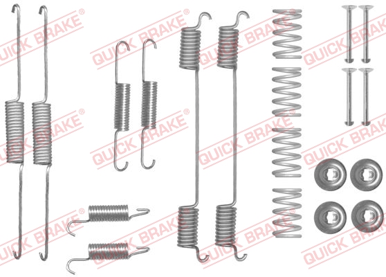 Rem montageset Quick Brake 105-0861