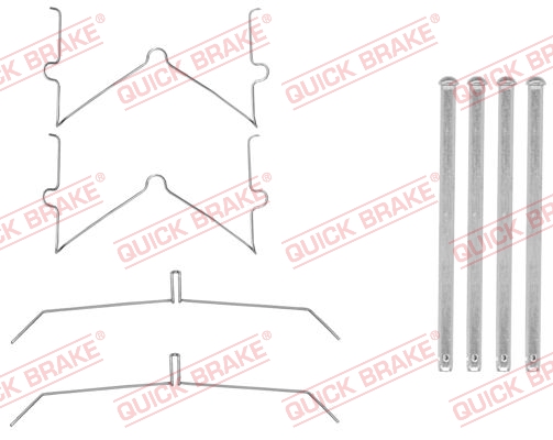 Rem montageset Quick Brake 109-0003