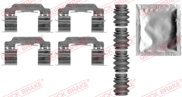 Rem montageset Quick Brake 109-0007