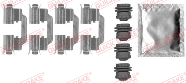 Rem montageset Quick Brake 109-0012