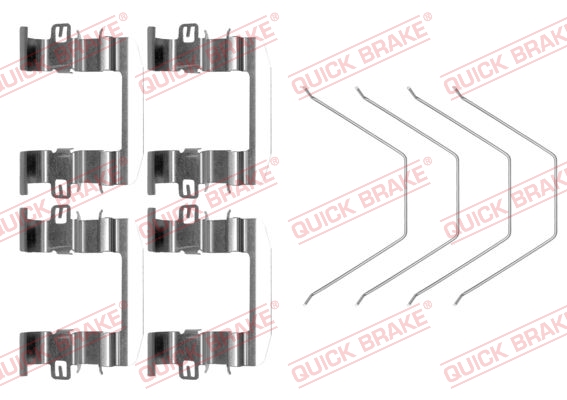 Rem montageset Quick Brake 109-0016