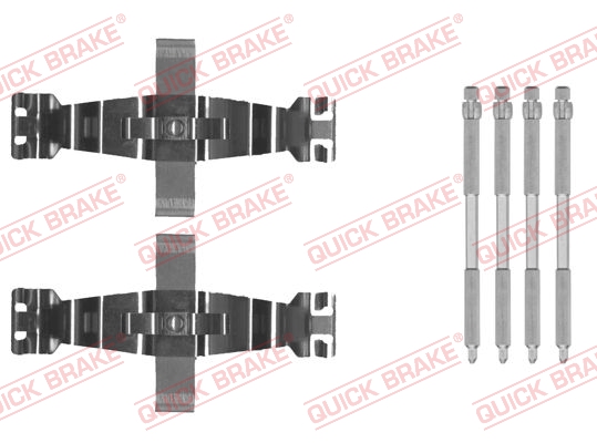 Rem montageset Quick Brake 109-0022