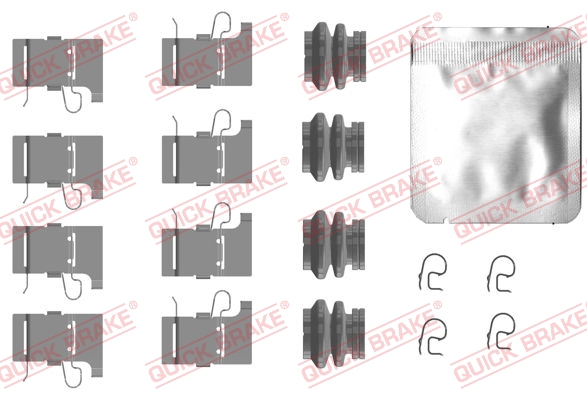 Rem montageset Quick Brake 109-0084