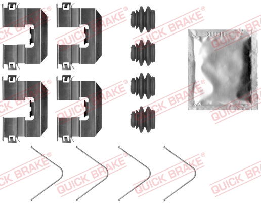 Rem montageset Quick Brake 109-0095