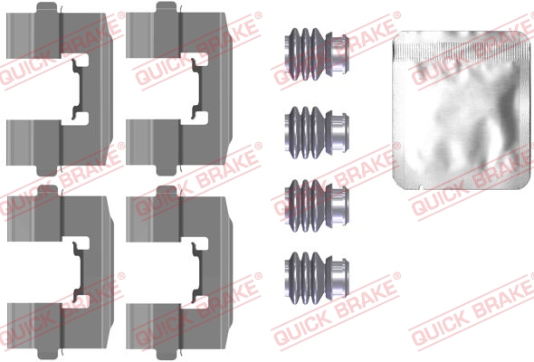 Rem montageset Quick Brake 109-0115