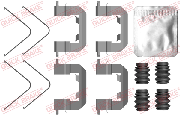 Rem montageset Quick Brake 109-0123