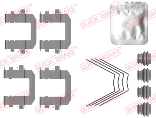 Rem montageset Quick Brake 109-0131