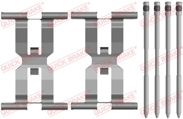 Rem montageset Quick Brake 109-0143